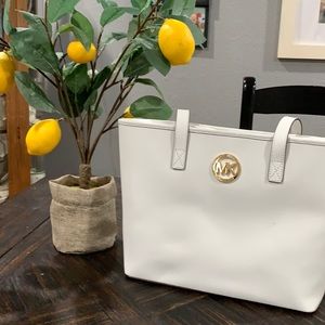 Michael Kors white purse
